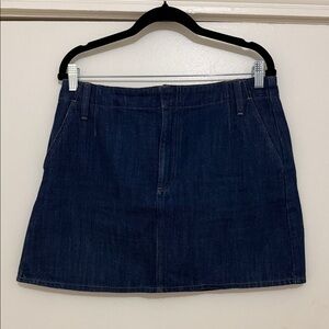 J. Crew Dark Blue Denim Mini Skirt